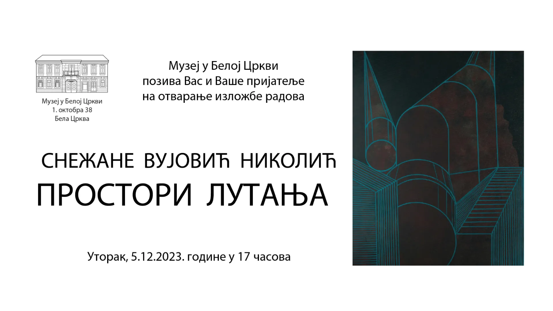 Izložba slika Snežane Vujović Nikolić u Beloj Crkvi