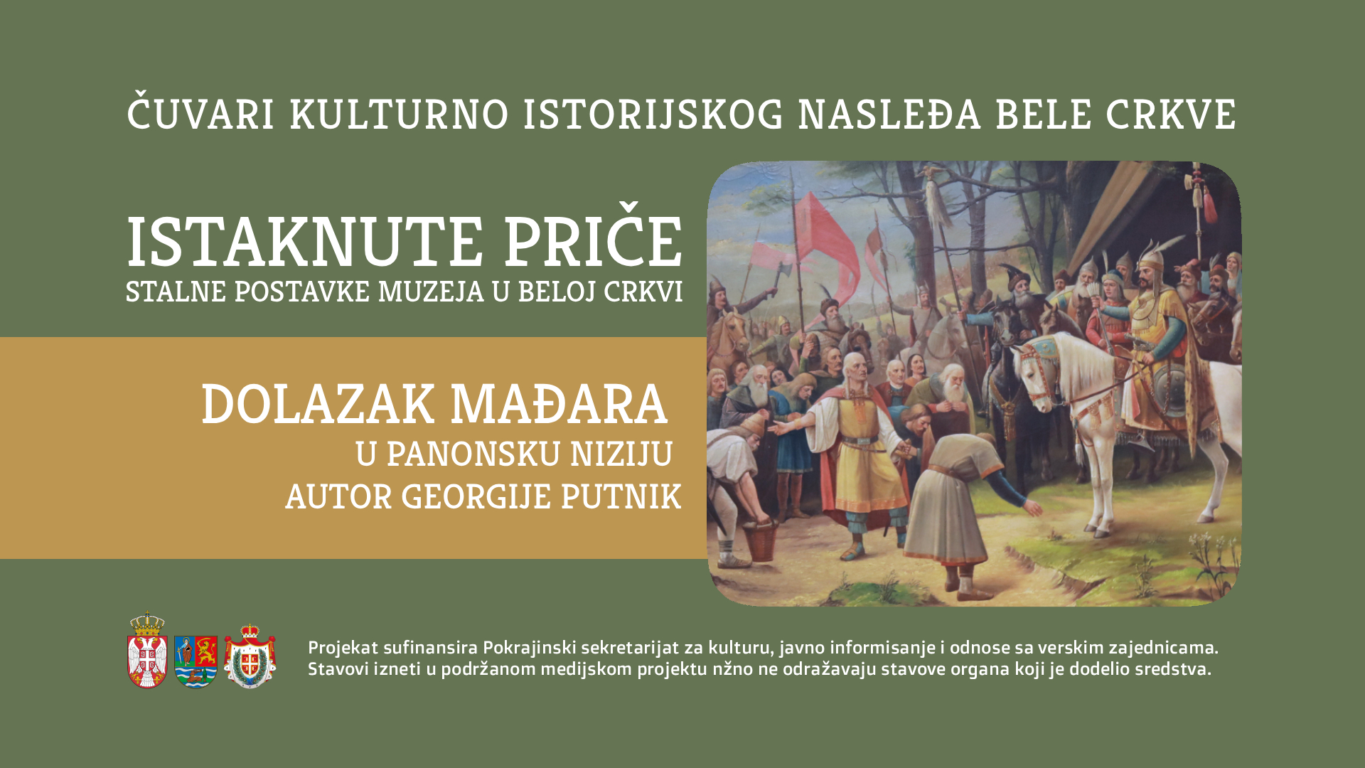 Slika „Dolazak Mađara u Panonsku niziju“ Georgija Putnika